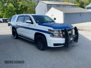 2015 Chevrolet Tahoe Commercial z VIN 1GNSK2EC2FR636691, wystawiony jako Copart lot #57129445 z przebiegiem 111 550 mil mil oraz Czysty tytuł • Clean title. Historia ofert i sprzedaży dostępna na DreamBid. Obrazek 1.