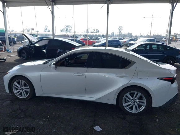 2023 Lexus IS with VIN JTHCA1D2XP5123523, listed as a IAAI auction lot 41444139 with 50,934 mi miles. Bid and sale history available at carsss.com. Image 14.