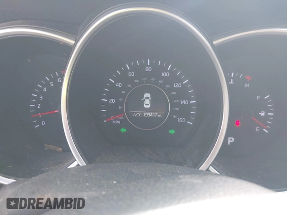 2015 Kia Optima EX with VIN 5XXGN4A70FG385182, listed as a IAAI auction lot 42005000 with 199,417 mi miles. Bid and sale history available at carsss.com. Image 7.