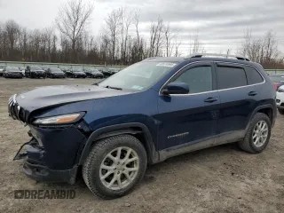 2018 Jeep Cherokee Latitude Plus with VIN 1C4PJMLX7JD526910, listed as a Copart auction lot 48674995 with 136,193 mi miles and Salvage Title. Bid and sale history available at DreamBid. Image 1.