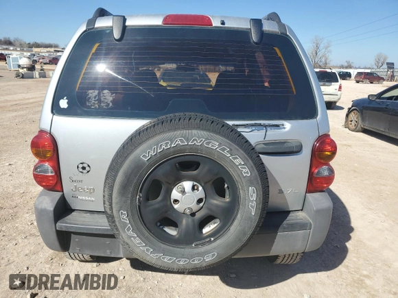 2003 Jeep Liberty Sport with VIN 1J4GK48K93W653461, listed as a Copart auction lot 46702455 with 213,581 mi miles and Salvage Title. Bid and sale history available at DreamBid. Image 6.