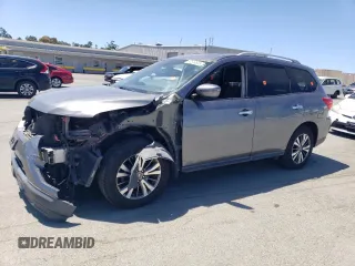 2018 Nissan Pathfinder SL with VIN 5N1DR2MN2JC640523, listed as a Copart auction lot 57519835 with 162,671 mi miles and Salvage title. Bid and sale history available at DreamBid. Image 1.
