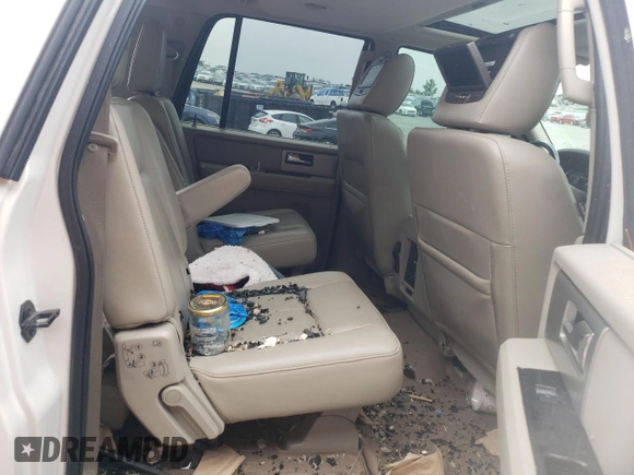 2014 Ford Expedition Max Limited with VIN 1FMJK2A59EEF11748, listed as a Copart auction lot 58237635 with 146,653 mi miles and Clean title. Bid and sale history available at DreamBid. Image 11.