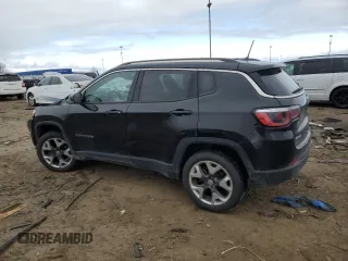 2020 Jeep Compass Limited with VIN 3C4NJDCB2LT196733, listed as a Copart auction lot 53106625 with 128,783 mi miles and Clean title. Bid and sale history available at DreamBid. Image 2.