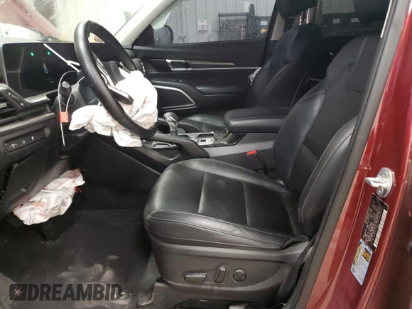 2023 Kia Telluride S with VIN 5XYP64GC5PG345386, listed as a Copart auction lot 49250505 with 65,100 mi miles and Salvage Title. Bid and sale history available at DreamBid. Image 7.
