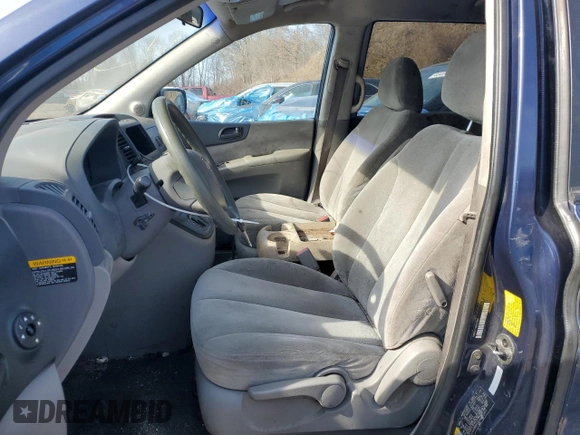 2008 Kia Sedona LX with VIN KNDMB233086212855, listed as a Copart auction lot 48263625 with 210,653 mi miles and Salvage Title. Bid and sale history available at carsss.com. Image 7.