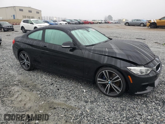 2017 BMW 4 Series 430i with VIN WBA4R7C55HK895635, listed as a Copart auction lot 82909364 with 73,788 mi miles and Salvage Title. Bid and sale history available at DreamBid. Image 4.