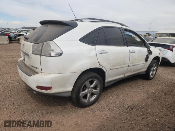 2008 Lexus RX 350 with VIN 2T2HK31UX8C052300, listed as a Copart auction lot 50830025 with 207,700 mi miles and Salvage Title. Bid and sale history available at DreamBid. Image 3.