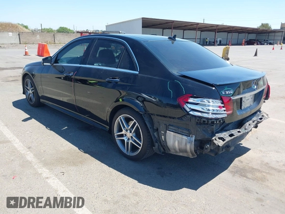 2014 Mercedes-Benz E 350 Sport with VIN WDDHF5KB1EB003746, listed as a IAAI auction lot 42206697 with 96,610 mi miles and . Bid and sale history available at DreamBid. Image 3.