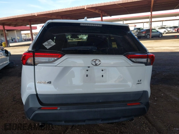 2022 Toyota RAV4 LE with VIN 2T3F1RFV4NW305258, listed as a IAAI auction lot 41632800 with 45,981 mi miles. Bid and sale history available at carsss.com. Image 16.