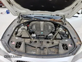 2012 BMW 7 Series 750Li xDrive with VIN WBAKC8C5XCC436134, listed as a Copart auction lot 63144905 with 64,282 mi miles and Salvage title. Bid and sale history available at DreamBid. Image 11.