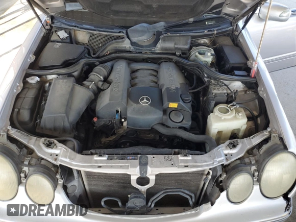 2002 Mercedes-Benz E-Class with VIN WDBJF65J12B488632, listed as a Copart auction lot 87060504 with 273,135 mi miles and Salvage Title. Bid and sale history available at carsss.com. Image 11.
