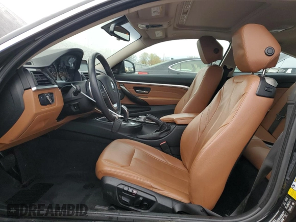 2015 BMW 4 Series 428i xDrive with VIN WBA3N5C54FK198577, listed as a Copart auction lot 50296395 with 56,607 mi miles and Salvage Title. Bid and sale history available at carsss.com. Image 7.