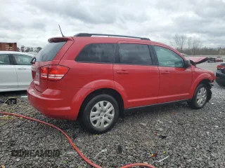 2016 Dodge Journey American Value with VIN 3C4PDCAB7GT223489, listed as a Copart auction lot 47780555 with 135,877 mi miles and Salvage Title. Bid and sale history available at DreamBid. Image 3.