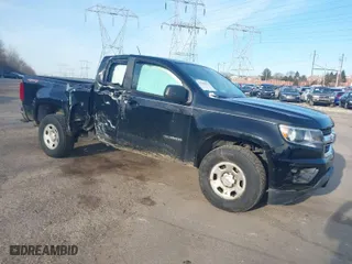2020 Chevrolet Colorado 4WD Work Truck with VIN 1GCHTBEA9L1214443, listed as a IAAI auction lot 41563832 with 76,099 mi miles. Bid and sale history available at carsss.com. Image 1.