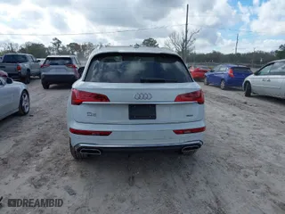 2022 Audi Q5 S line Premium Plus with VIN WA1EAAFY3N2110052, listed as a IAAI auction lot 41553595 with 53,342 mi miles. Bid and sale history available at carsss.com. Image 16.