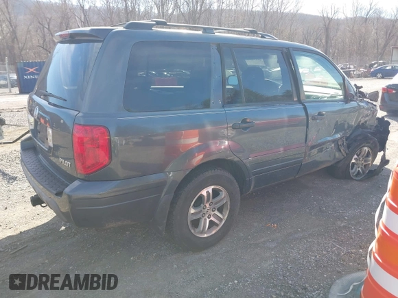 2005 Honda Pilot EX-L with RES with VIN 5FNYF18605B055105, listed as a IAAI auction lot 41534204 with 388,106 mi miles. Bid and sale history available at carsss.com. Image 4.
