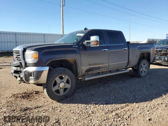 2015 GMC Sierra 2500HD SLT with VIN 1GT12ZEG8FF552439, listed as a Copart auction lot 72850724 with 147,888 mi miles and Salvage title. Bid and sale history available at DreamBid. Image 1.