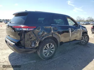 2024 Nissan Pathfinder S with VIN 5N1DR3AA6RC209816, listed as a Copart auction lot 46153225 with 37,553 mi miles and Salvage Title. Bid and sale history available at carsss.com. Image 3.