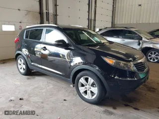 2012 Kia Sportage LX with VIN KNDPB3A28C7211680, listed as a IAAI auction lot 41678361 with 1 mi miles. Bid and sale history available at carsss.com. Image 1.