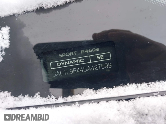 2025 Land Rover Range Rover Sport with VIN SAL1L9E44SA427599, listed as a IAAI auction lot 41548751 with 2,276 mi miles and . Bid and sale history available at DreamBid. Image 17.