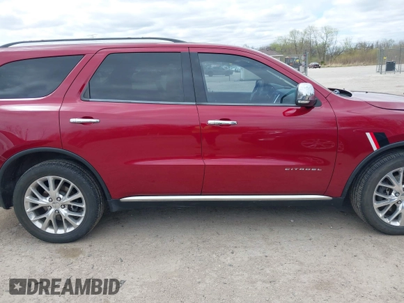 2014 Dodge Durango Citadel with VIN 1C4SDJET0EC278151, listed as a IAAI auction lot 42157123 with 130,672 mi miles and . Bid and sale history available at DreamBid. Image 13.