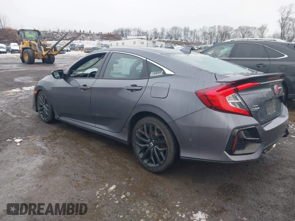 2020 Honda Civic Si with VIN 2HGFC1E55LH707320, listed as a IAAI auction lot 41569008 with 65,441 mi miles and . Bid and sale history available at DreamBid. Image 3.