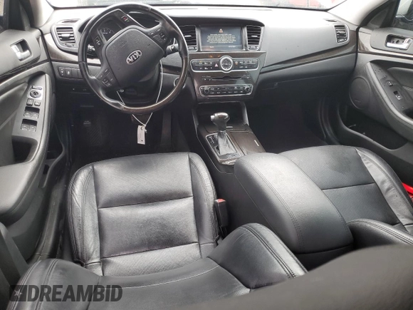 2014 Kia Cadenza Premium with VIN KNALN4D79E5126958, listed as a Copart auction lot 73138304 with 49,163 mi miles and Salvage Title. Bid and sale history available at carsss.com. Image 8.