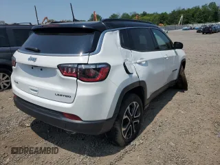 2023 Jeep Compass Limited z VIN 3C4NJDCNXPT567573, wystawiony jako Copart lot #59414545 z przebiegiem 13 504 mil mil oraz Szkoda całkowita • Salvage title. Historia ofert i sprzedaży dostępna na DreamBid. Obrazek 3.
