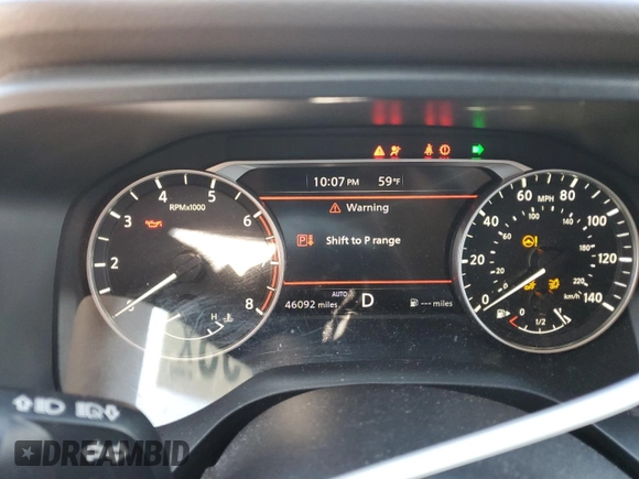 2021 Nissan Rogue SV z VIN JN8AT3BB1MW209850, wystawiony jako Copart lot #54086795 z przebiegiem 46 092 mil mil oraz Szkoda całkowita • Salvage title. Historia ofert i sprzedaży dostępna na DreamBid. Obrazek 9.