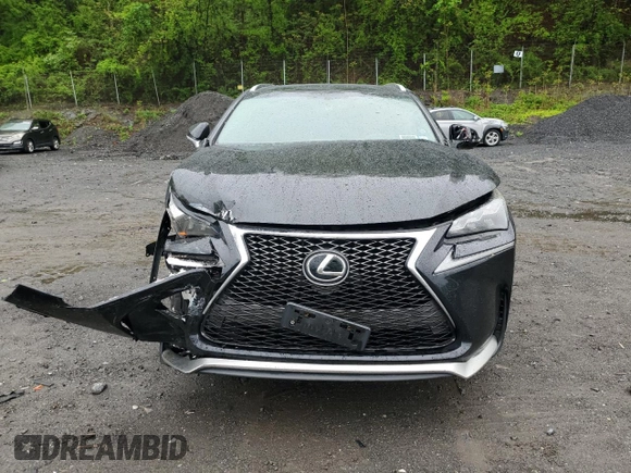 2016 Lexus NX 200t with VIN JTJBARBZ1G2089529, listed as a Copart auction lot 54798925 with 128,629 mi miles and Salvage title. Bid and sale history available at DreamBid. Image 5.