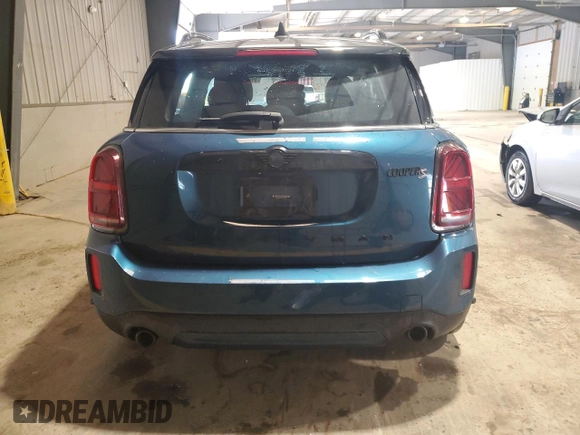 2022 MINI Countryman Cooper S with VIN WMZ83BR01N3N40309, listed as a Copart auction lot 59534135 with 33,586 mi miles and Salvage title. Bid and sale history available at DreamBid. Image 6.