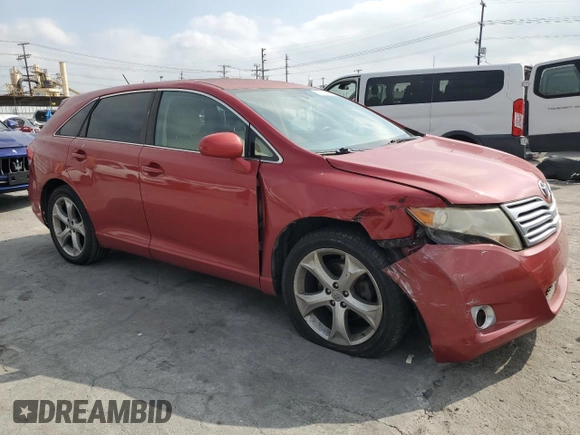 2009 Toyota Venza with VIN 4T3ZK11A89U005955, listed as a Copart auction lot 53910845 with 124,866 mi miles and Salvage Title. Bid and sale history available at carsss.com. Image 4.