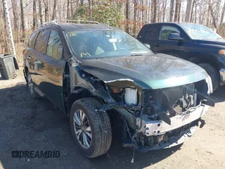 2018 Nissan Pathfinder SV z VIN 5N1DR2MM8JC648424, wystawiony jako IAAI lot #41860207 z przebiegiem 120 828 mil mil oraz . Historia ofert i sprzedaży dostępna na DreamBid. Obrazek 1.