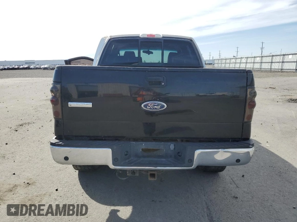 2005 Ford F-150 XLT with VIN 1FTPW14545KE05072, listed as a Copart auction lot 53183895 with 155,353 mi miles and Clean Title. Bid and sale history available at carsss.com. Image 6.