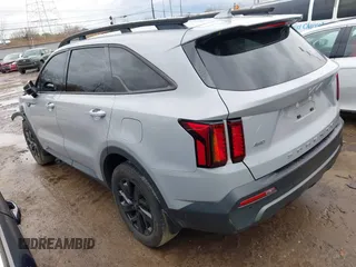 2022 Kia Sorento X-Line S with VIN 5XYRLDLC4NG125936, listed as a IAAI auction lot 41217535 with 32,988 mi miles. Bid and sale history available at carsss.com. Image 3.