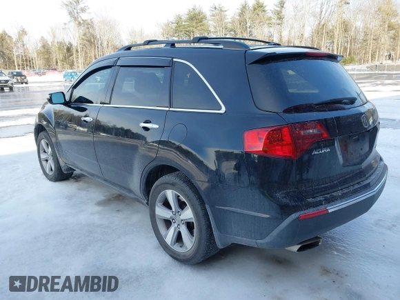 2011 Acura MDX with VIN 2HNYD2H2XBH535547, listed as a IAAI auction lot 41605574 with 243,684 mi miles. Bid and sale history available at carsss.com. Image 3.