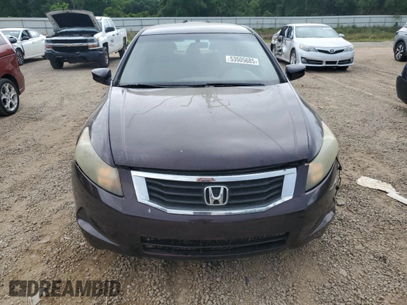 2009 Honda Accord LX-P with VIN 1HGCP26489A139431, listed as a Copart auction lot 53505685 with 224,118 mi miles and Clean Title. Bid and sale history available at DreamBid. Image 5.