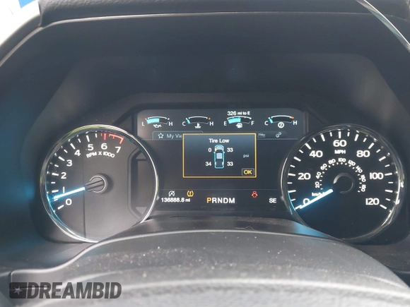 2020 Ford F-150 XL with VIN 1FTEW1C46LKF02755, listed as a IAAI auction lot 41513506 with 136,888 mi miles and . Bid and sale history available at DreamBid. Image 7.