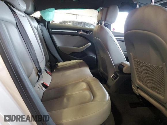 2017 Audi A3 Premium z VIN WAUAUGFFXH1056382, wystawiony jako Copart lot #56946195 z przebiegiem 162 612 mil mil oraz Szkoda całkowita • Salvage title. Historia ofert i sprzedaży dostępna na DreamBid. Obrazek 10.