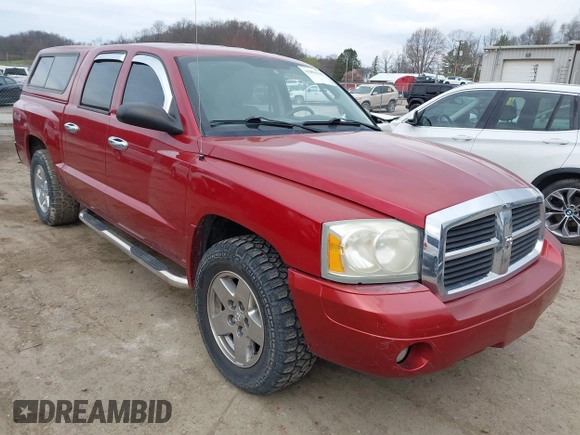 2006 Dodge Dakota SLT with VIN 1D7HW48N36S507843, listed as a IAAI auction lot 41894142 with 90,229 mi miles. Bid and sale history available at carsss.com. Image 1.