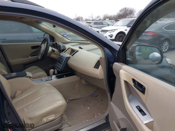 2005 Nissan Murano SL with VIN JN8AZ08T65W310932, listed as a IAAI auction lot 41516168 with 162,506 mi miles. Bid and sale history available at carsss.com. Image 5.