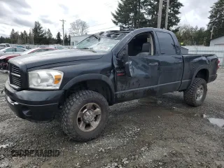 2007 Dodge Ram 2500 SLT with VIN 3D7KS28AX7G811974, listed as a Copart auction lot 45987265 with 155,595 mi miles and Salvage Title. Bid and sale history available at carsss.com. Image 1.