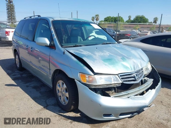 2003 Honda Odyssey EX-L with VIN 5FNRL18973B148675, listed as a IAAI auction lot 41992952 with 232,013 mi miles and . Bid and sale history available at DreamBid. Image 1.