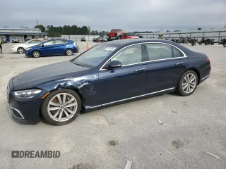 2022 Mercedes-Benz S 500 z VIN W1K6G6DB6NA156197, wystawiony jako Copart lot #51241985 z przebiegiem 31 325 mil mil oraz Szkoda całkowita • Salvage title. Historia ofert i sprzedaży dostępna na DreamBid. Obrazek 1.