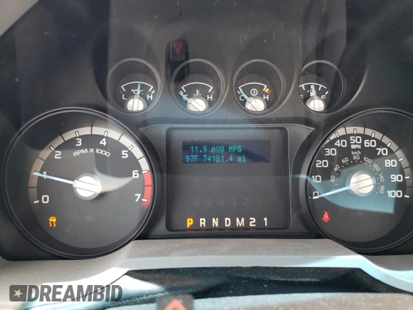 2013 Ford F-250 XL с VIN 1FTBF2A62DEB82217, выставлен на аукционе Copart как лот 53609524 с пробегом 74 181 миль миль и Чистый • Clean title. История ставок и продаж доступна на DreamBid. Изображение 9.