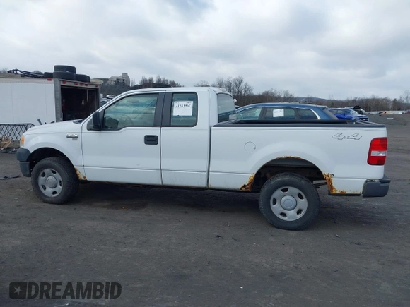 2007 Ford F-150 STX with VIN 1FTRX14W87NA63853, listed as a IAAI auction lot 41343967 with 59,513 mi miles. Bid and sale history available at carsss.com. Image 14.