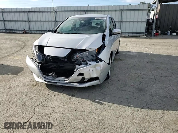 2023 Nissan LEAF S with VIN 1N4AZ1BV8PC556452, listed as a Copart auction lot 52210085 with 12,587 mi miles and Salvage Title. Bid and sale history available at DreamBid. Image 11.