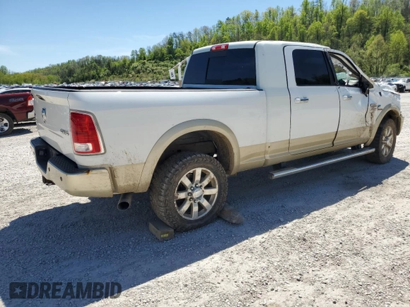 2014 Ram 2500 Longhorn with VIN 3C6UR5PL7EG289778, listed as a Copart auction lot 51343434 with 170,958 mi miles and Salvage Title. Bid and sale history available at carsss.com. Image 3.