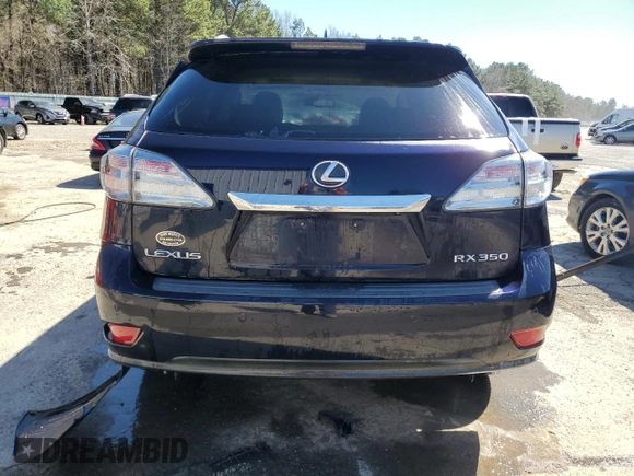 2010 Lexus RX 350 with VIN 2T2ZK1BA8AC040987, listed as a Copart auction lot 47974085 with 193,343 mi miles and Salvage Title. Bid and sale history available at DreamBid. Image 6.
